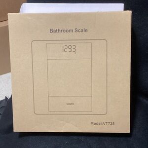 Bathroom Scale - Black & Silver.